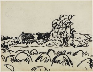 Bondgård på Fehmarn av Ernst Ludwig Kirchner