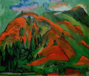 Trädgräns av Ernst Ludwig Kirchner