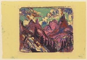 Berge av Ernst Ludwig Kirchner
