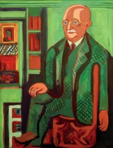 Porträtt av Dr. Hagemann av Ernst Ludwig Kirchner
