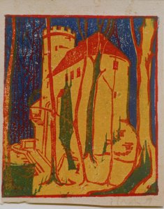 Rabenstein slott av Ernst Ludwig Kirchner