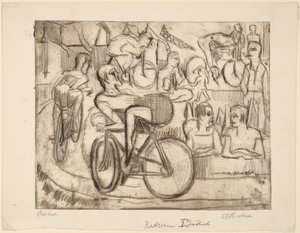 Cykellopp av Ernst Ludwig Kirchner