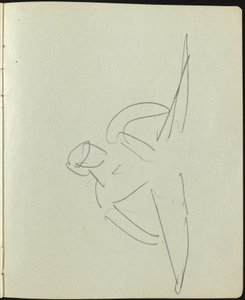 Dansare och artister (sida från en skissbok) av Ernst Ludwig Kirchner