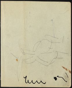 Dansare och artister (sida från en skissbok) av Ernst Ludwig Kirchner