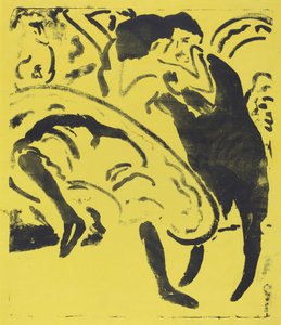 Dansande par av Ernst Ludwig Kirchner