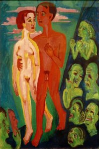 Paret framför folket av Ernst Ludwig Kirchner