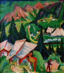 Junkerboden från stafel av Ernst Ludwig Kirchner