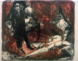 Mördaren av Ernst Ludwig Kirchner