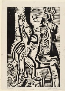 Bergsklättrarna av Ernst Ludwig Kirchner