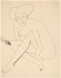 Dodo Sittande av Ernst Ludwig Kirchner