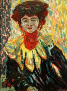 Doris med nackstöd av Ernst Ludwig Kirchner