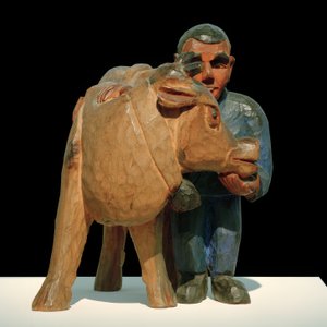 E.L. Kirchner, bonde med ko av Ernst Ludwig Kirchner