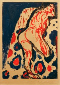 E.L.Kirchner, liggande naken av Ernst Ludwig Kirchner