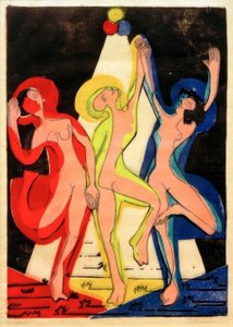 Färgdans av Ernst Ludwig Kirchner