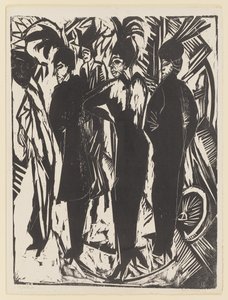 Fem kokotter av Ernst Ludwig Kirchner