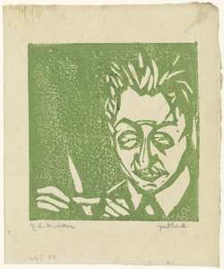 Glasblåsare (Walter Kirchner) av Ernst Ludwig Kirchner