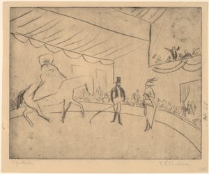 Hippodrom av Ernst Ludwig Kirchner