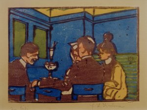 Jag kaffe II av Ernst Ludwig Kirchner