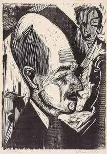 Chef Dr. Jordbrukare. 1921 av Ernst Ludwig Kirchner