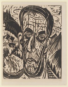 Kopf van de Velde, ljust. – Van de Velde mellan Bergen av Ernst Ludwig Kirchner
