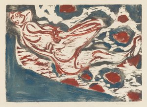 Liggande naken av Ernst Ludwig Kirchner
