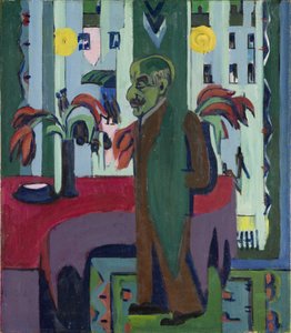 Max Liebermann i sin ateljé av Ernst Ludwig Kirchner