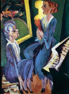 Musikrum av Ernst Ludwig Kirchner