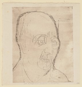 Porträtt av Carl Hagemann av Ernst Ludwig Kirchner