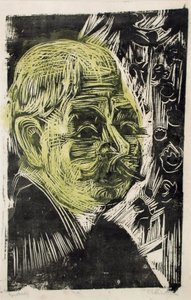 Porträtt av Dr Spengler, 1919 av Ernst Ludwig Kirchner