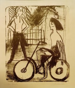 Cyklist av Ernst Ludwig Kirchner