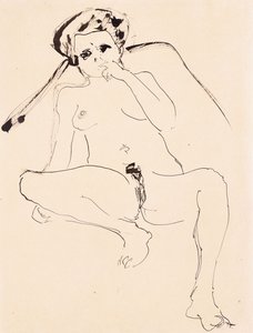 Liggande naken; Liggande naken, 1919