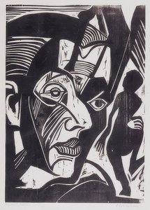 Självporträtt (bergens melankoli). 1929