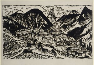 Stafelalp av Ernst Ludwig Kirchner