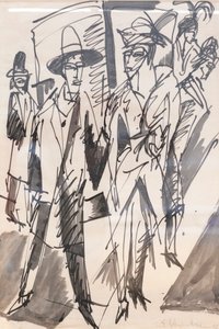 Stjärnor på vägen av Ernst Ludwig Kirchner