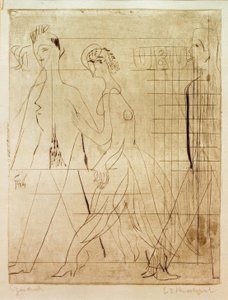 Gatubilden av Ernst Ludwig Kirchner