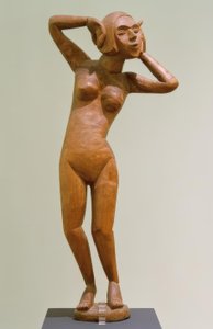 Dansare (dansare Gerda; dansare) av Ernst Ludwig Kirchner