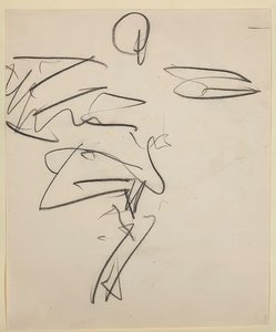 Dansare. 1910/11 Skissbok Folkwang Bl. 25 av Ernst Ludwig Kirchner