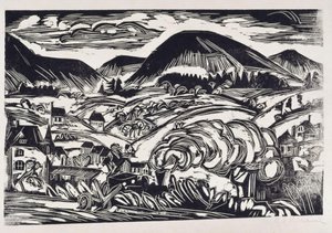 Taunuslandskap av Ernst Ludwig Kirchner