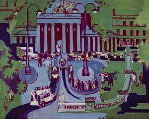 Brandenburger Tor, Berlin av Ernst Ludwig Kirchner