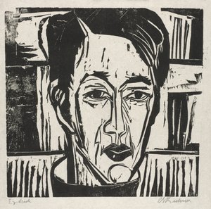 Wehrlin, Framåtvänd av Ernst Ludwig Kirchner