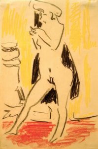 Kvinnlig modell av Ernst Ludwig Kirchner
