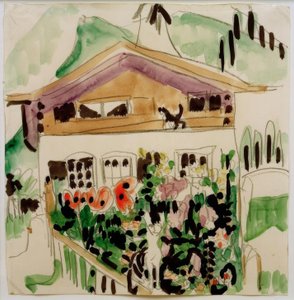Wildbodenhaus av Ernst Ludwig Kirchner