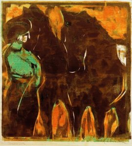 Cirkus bild av Ernst Ludwig Kirchner