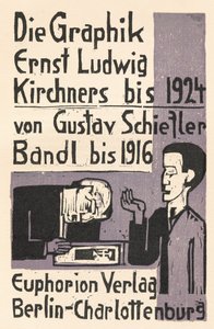 Ernst Ludwig Kirchners grafiska konst till 1924 av Gustav Schiefler volym 1 till 1916 av Ernst Ludwig Kirchner and Gustav Schiefler