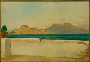 Vesuvius / målning av Ernst Meyer