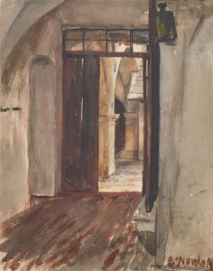 Hall och innergård av Ernst Nowak