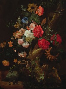 Stilleben med blommor