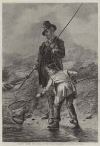 Fångad! (gravyr) av Erskine Nicol