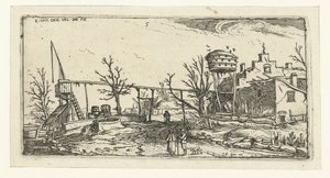 Landskap med ett bryggeri Landskap (serietitel) av Esaias van de Velde