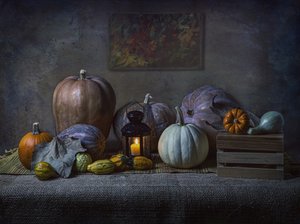 Höstskördens pumpor av Esteban Rios